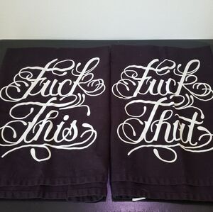 F-THIS, F-THAT Sourpuss Tea Towels